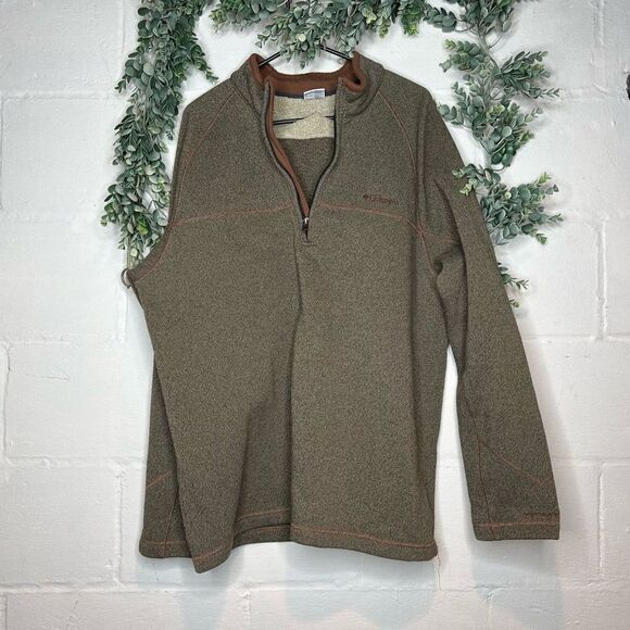 Columbia 1/4 zip sweater - Picture 1 of 5